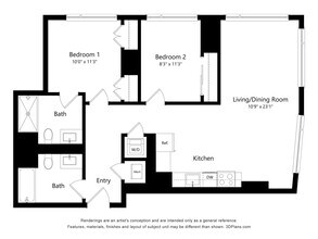 Verde B13 2105 floor plan